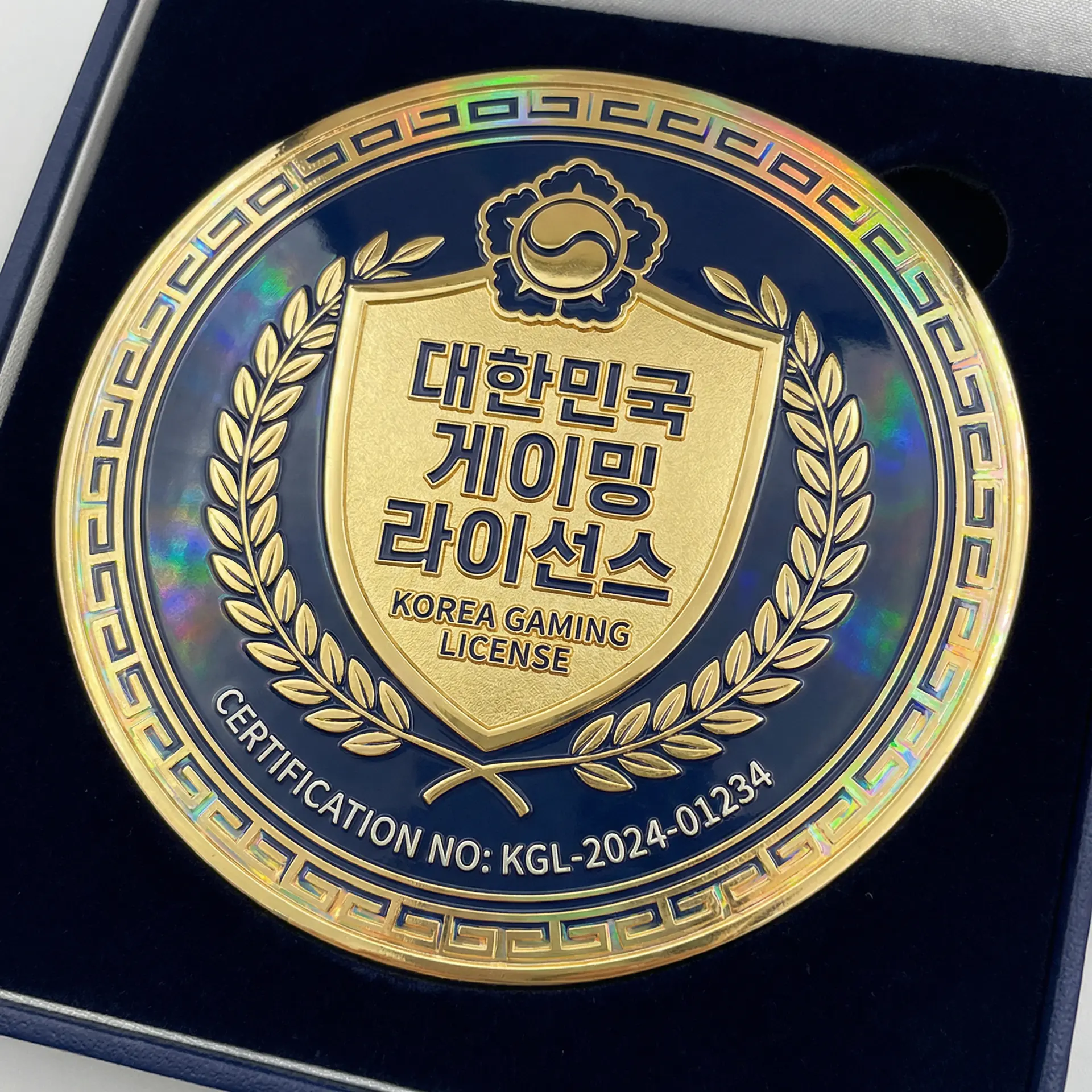 韩国博彩牌照徽章